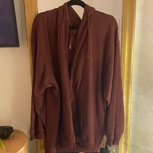 SKIMS men’s relaxed terry zip up hoodie - Picture 3 of 4